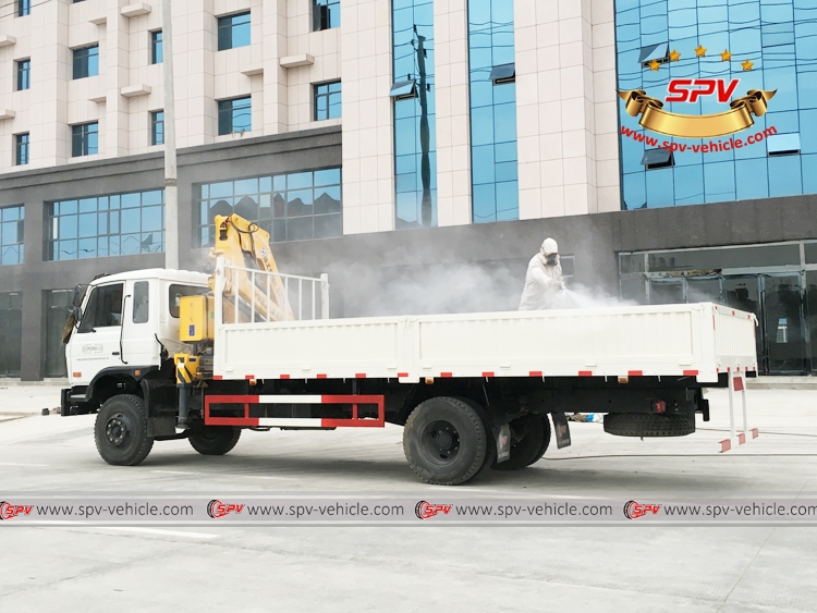 Ton Self loader truck Dongfeng - Waxing